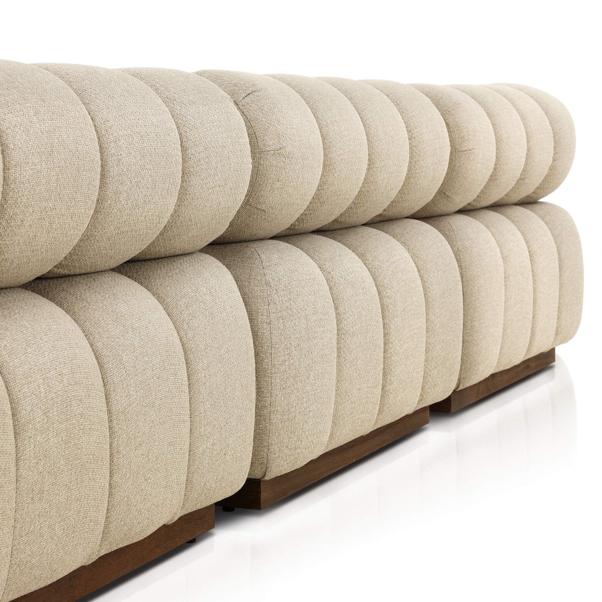 Roma Outdoor 3-Piece Sectional - Hayes Cream - Image 11