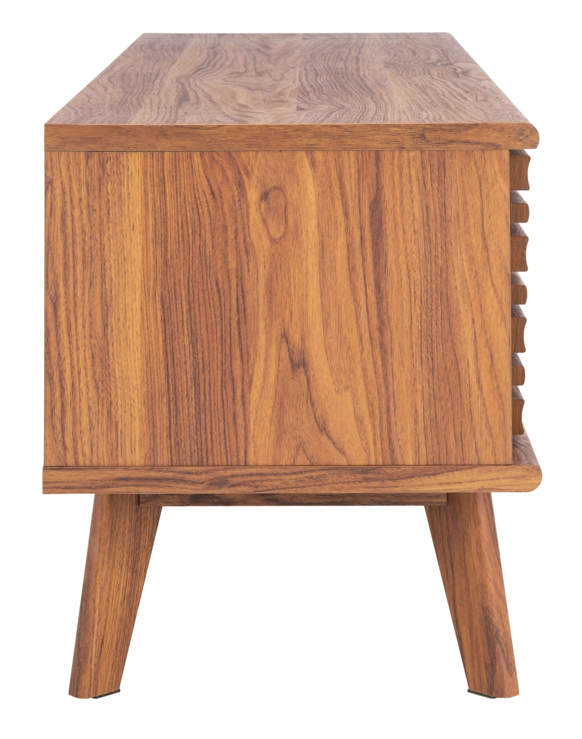 Aurelio 1 Shelf Media Stand - Walnut - Safavieh - Image 4
