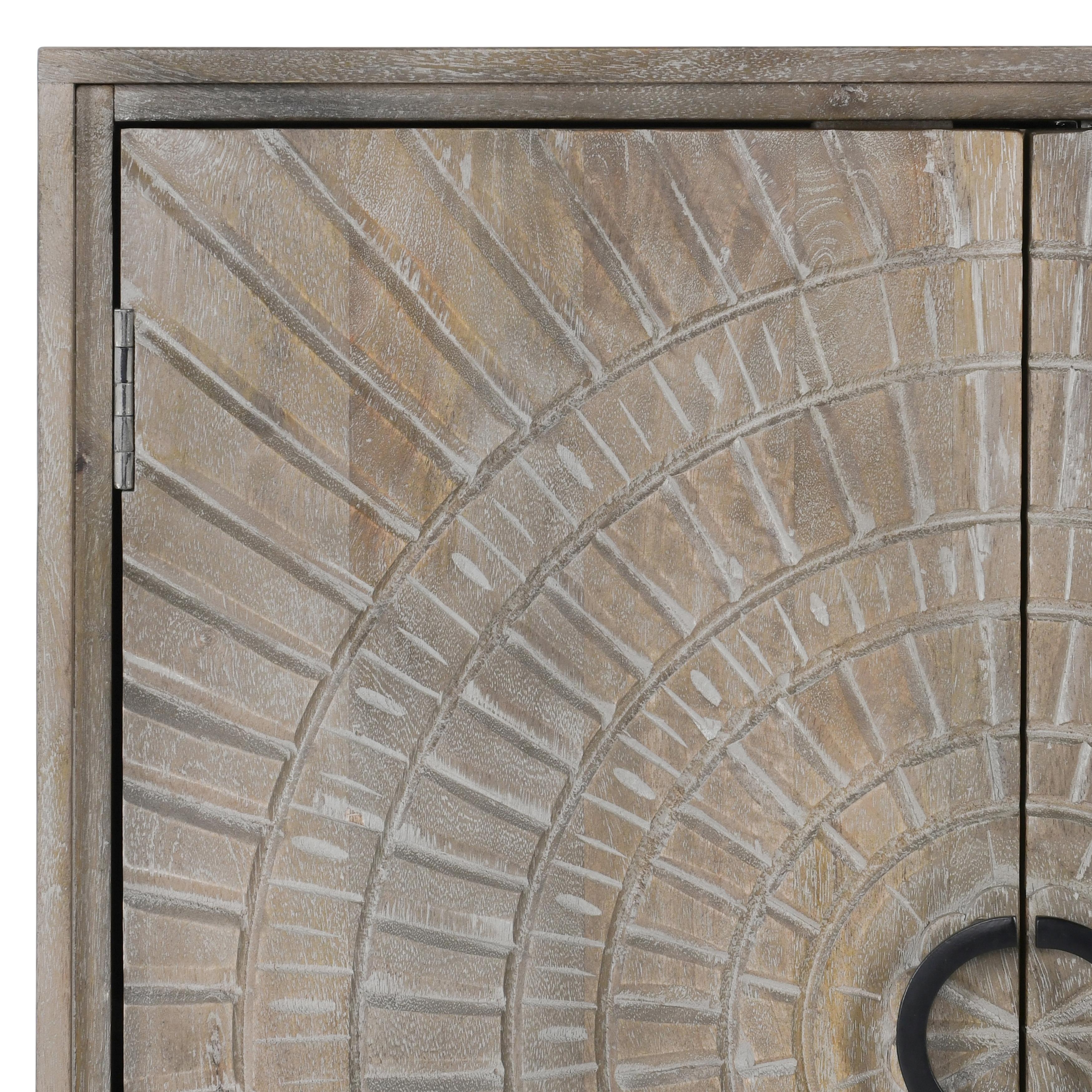 Vivienne 4Dr Sideboard Light Gray - Image 11