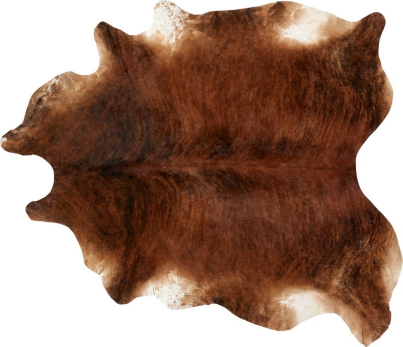 Dark Brown Brindle Cowhide Rug 5'x7' - Image 3