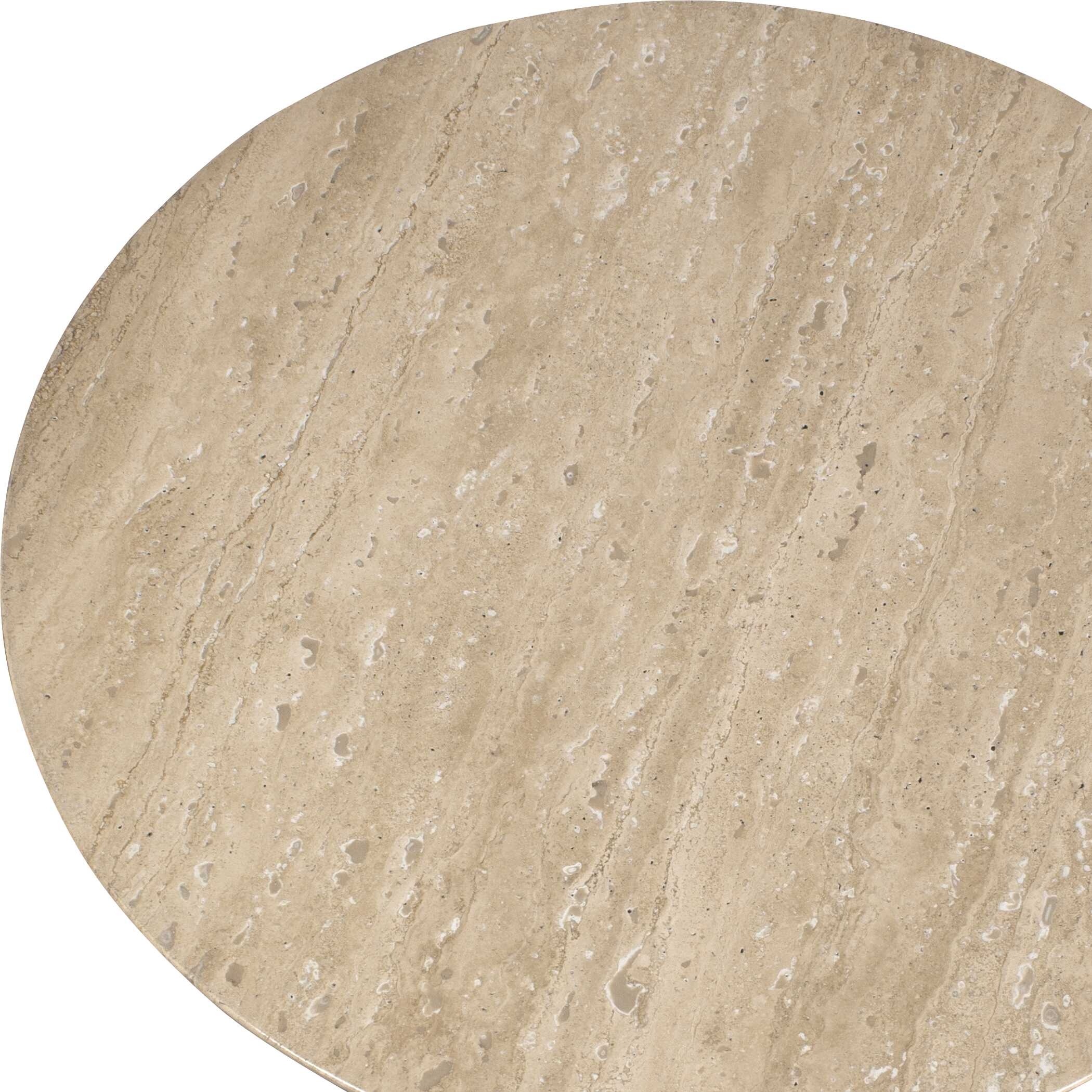 Oslo Brass Outdoor Accent Table - Image 4