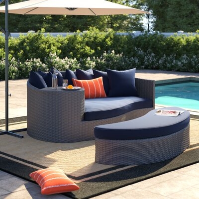 Tripp Patio Daybed with Sunbrella Cushions - Image 0