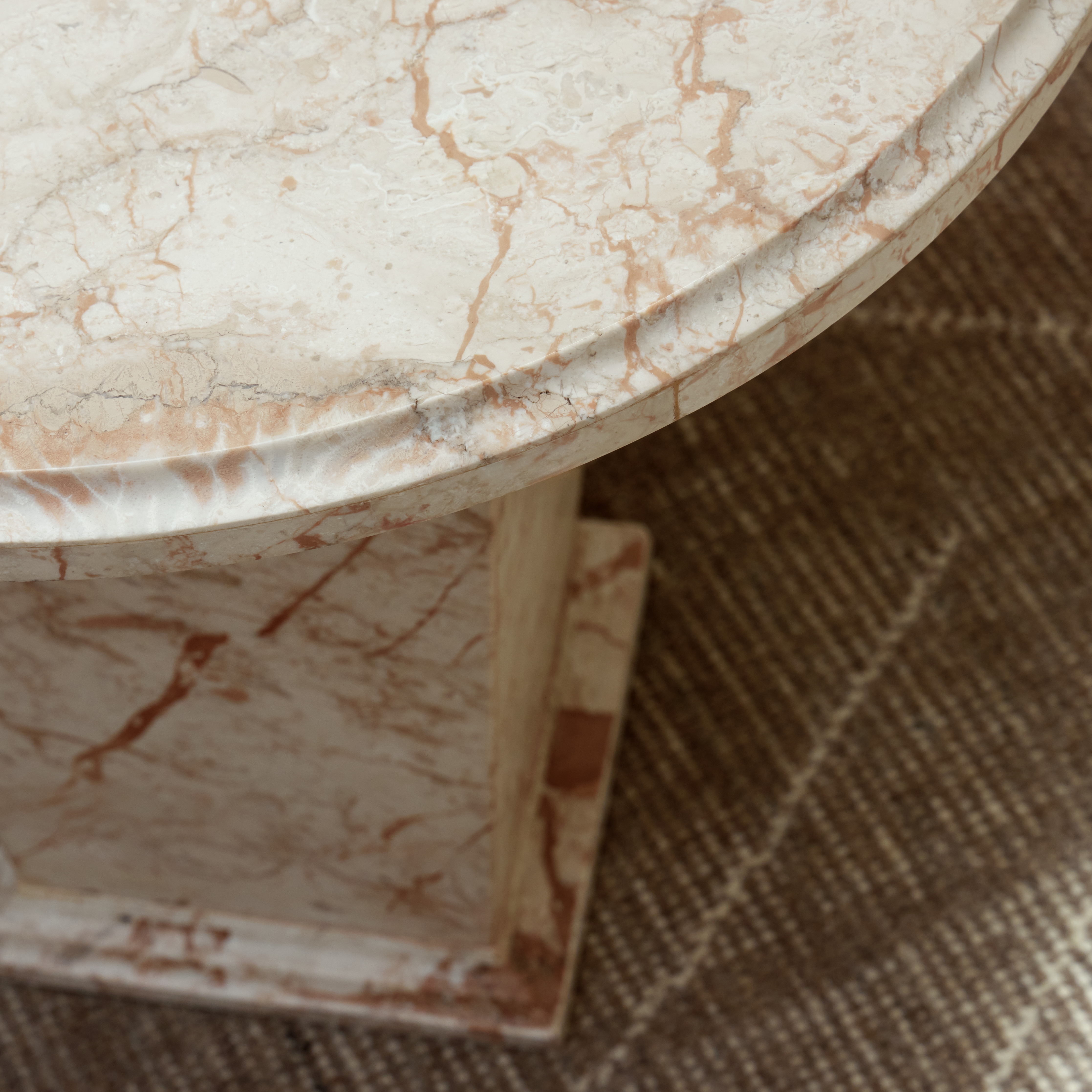 Eslo End Table-Desert Taupe Marble - Image 8