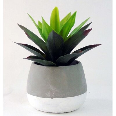 5" Artificial Agave Succulent in Pot - Image 0