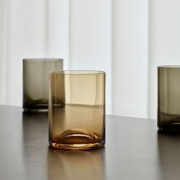 Mera Glassware, Tall, Smoke, Set of 2 - Image 1
