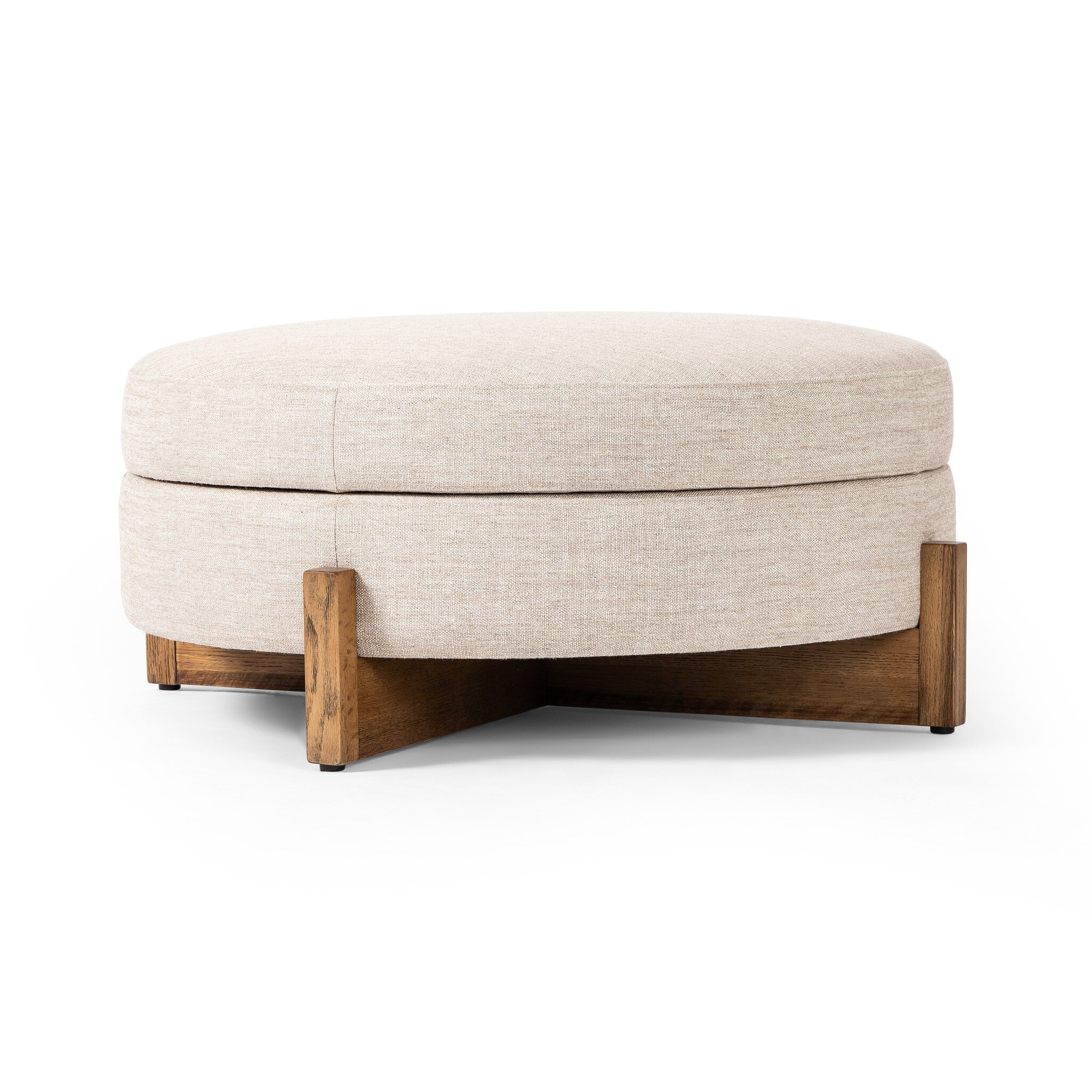 Esben Storage Ottoman - Alcala Wheat - Image 1
