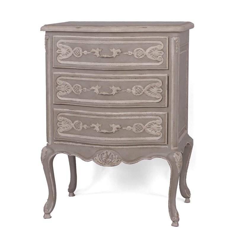 French Market Collection Monteleone 3 Drawer Accent Chest - Image 0