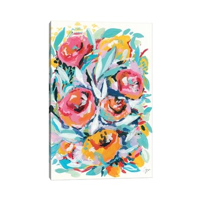 Rose Garden by Jessica Mingo - Wrapped Canvas Painting - Image 0