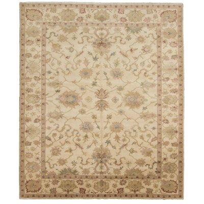 One-of-a-Kind Emest Hand-Knotted 1980s Anatolian Beige 8'6" x 10'2" Wool Area Rug - Image 0