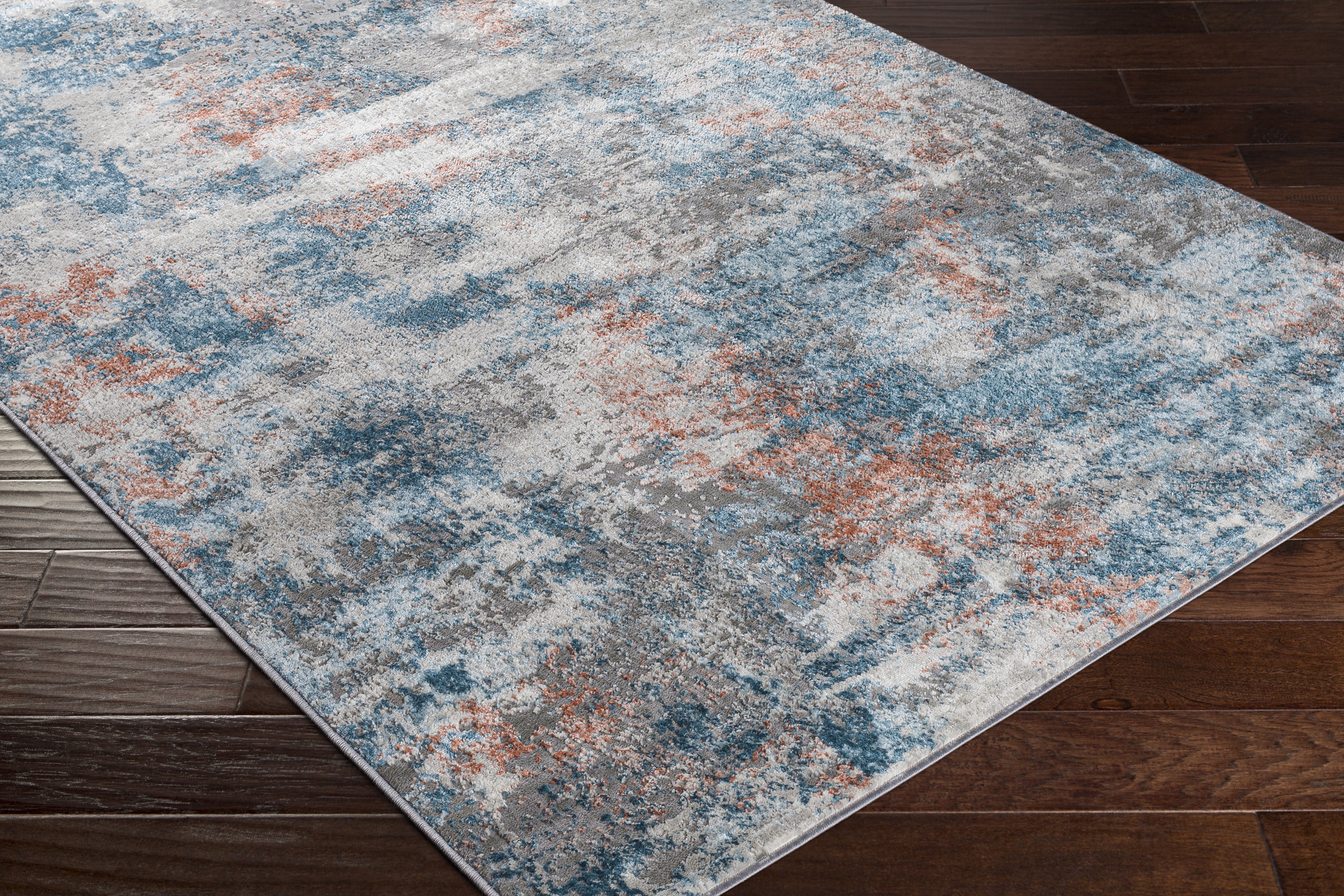 Enfield Gray Indoor 8'10" x 12' Machine Woven Rug - Image 6