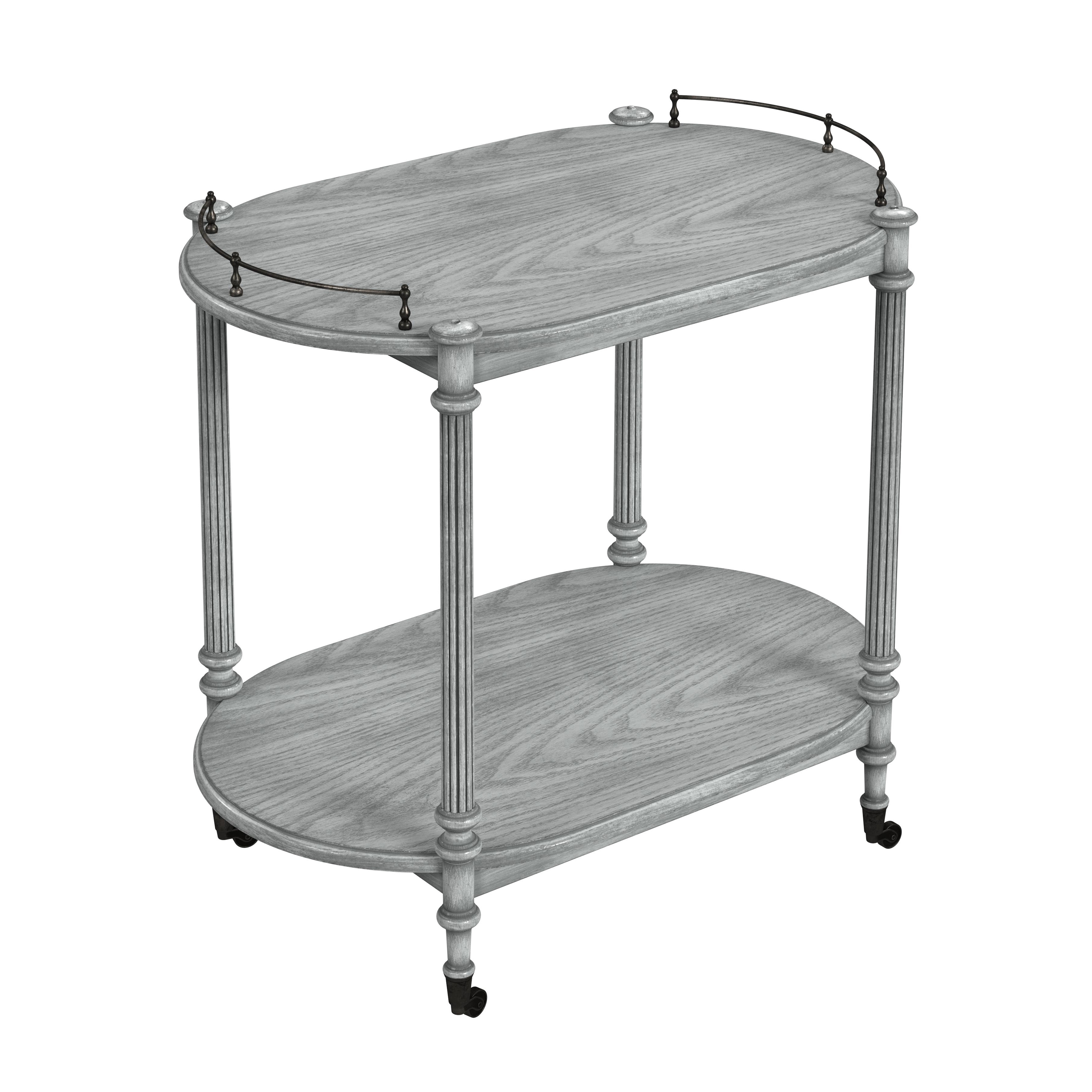 Kathleen Powder Gray Bar Cart - Image 0