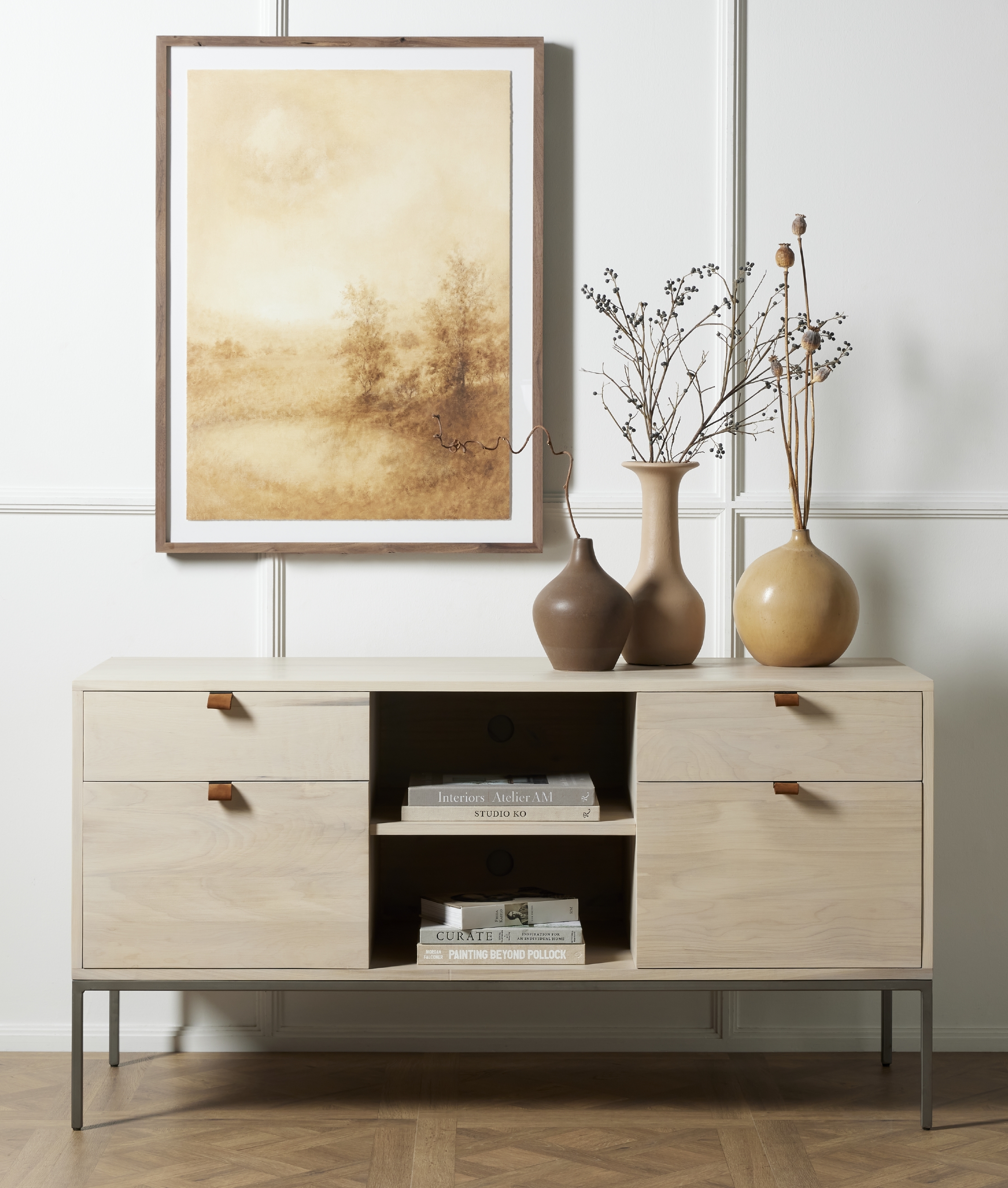Trey Modular Filing Credenza-Dove Poplar - Image 16