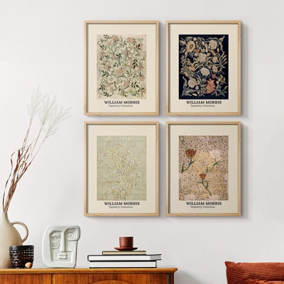 William Morris XXV Framed Print - Set of 4 - Image 0