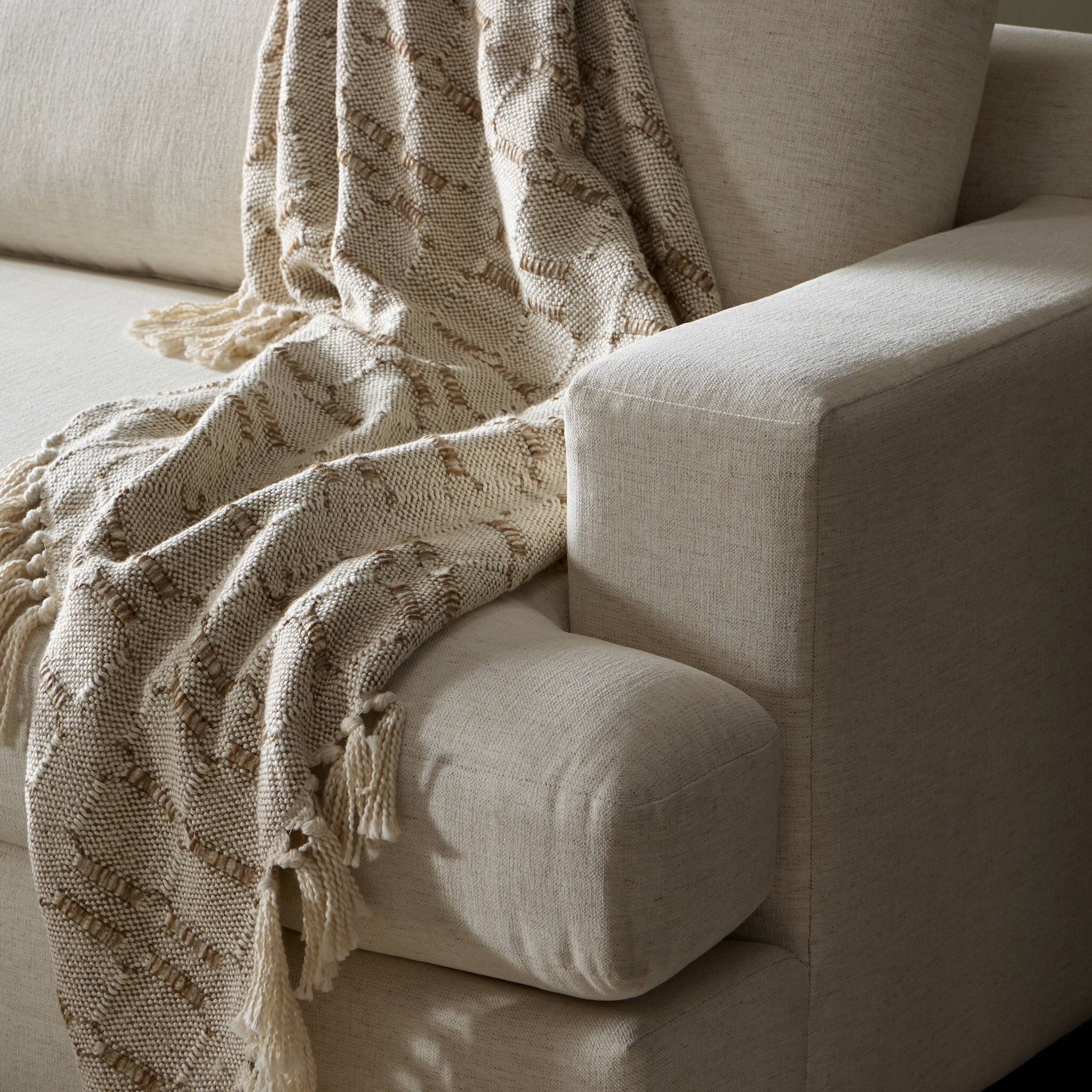 Crispin Sofa - CryptonÂ® Nomad Snow - Image 9