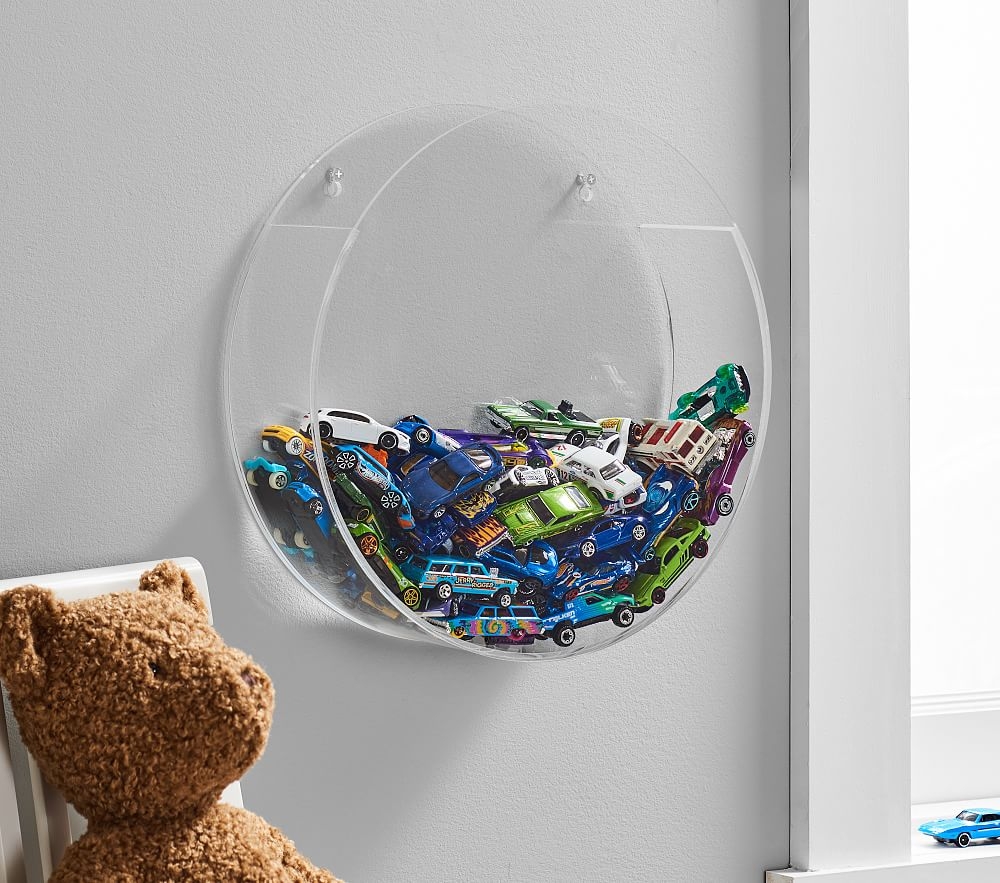 Acrylic Wall Pockets, Clear Circle - Image 0