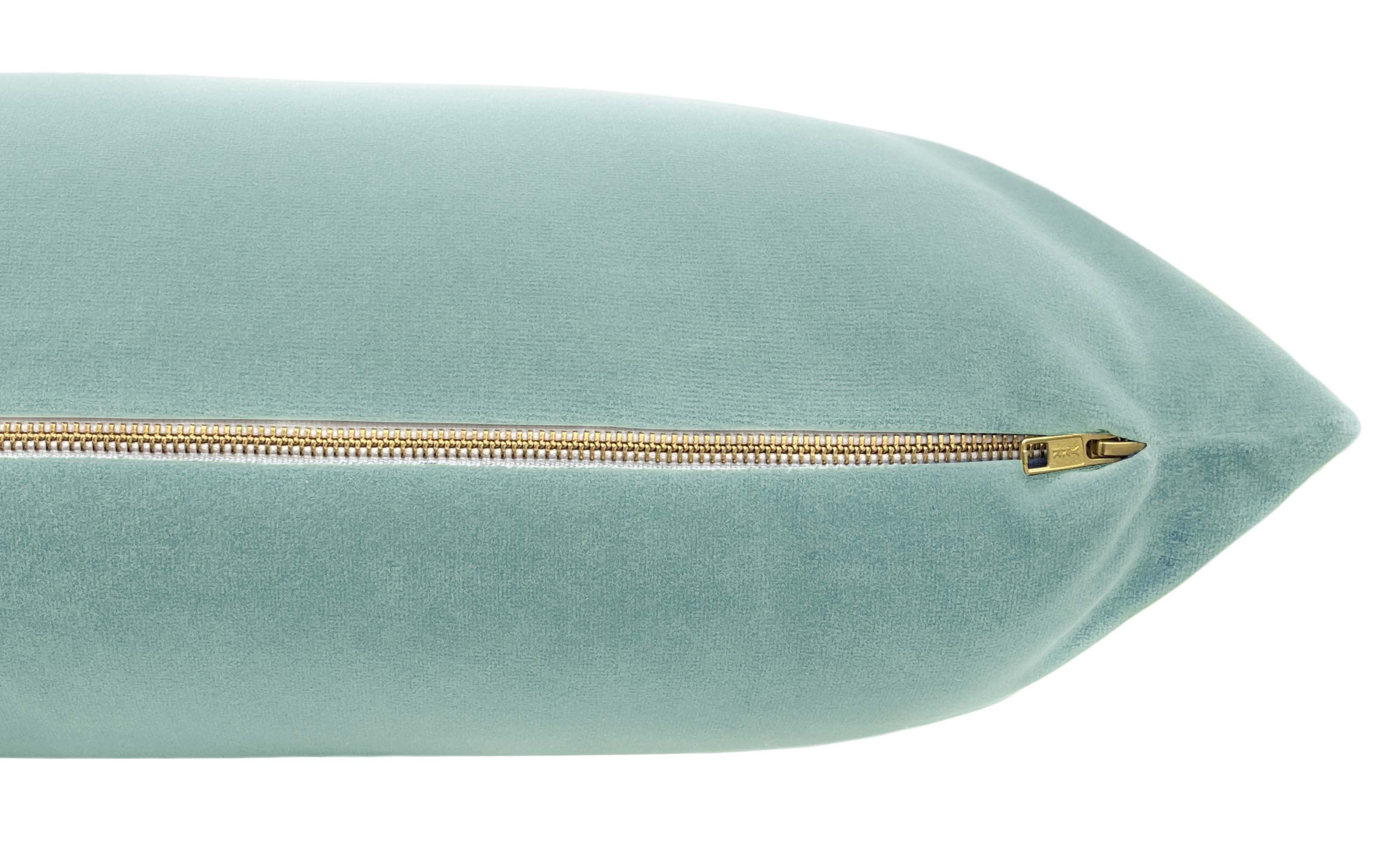THE XL LUMBAR :: SIGNATURE VELVET // SPA BLUE - 14" X 48" - Image 1