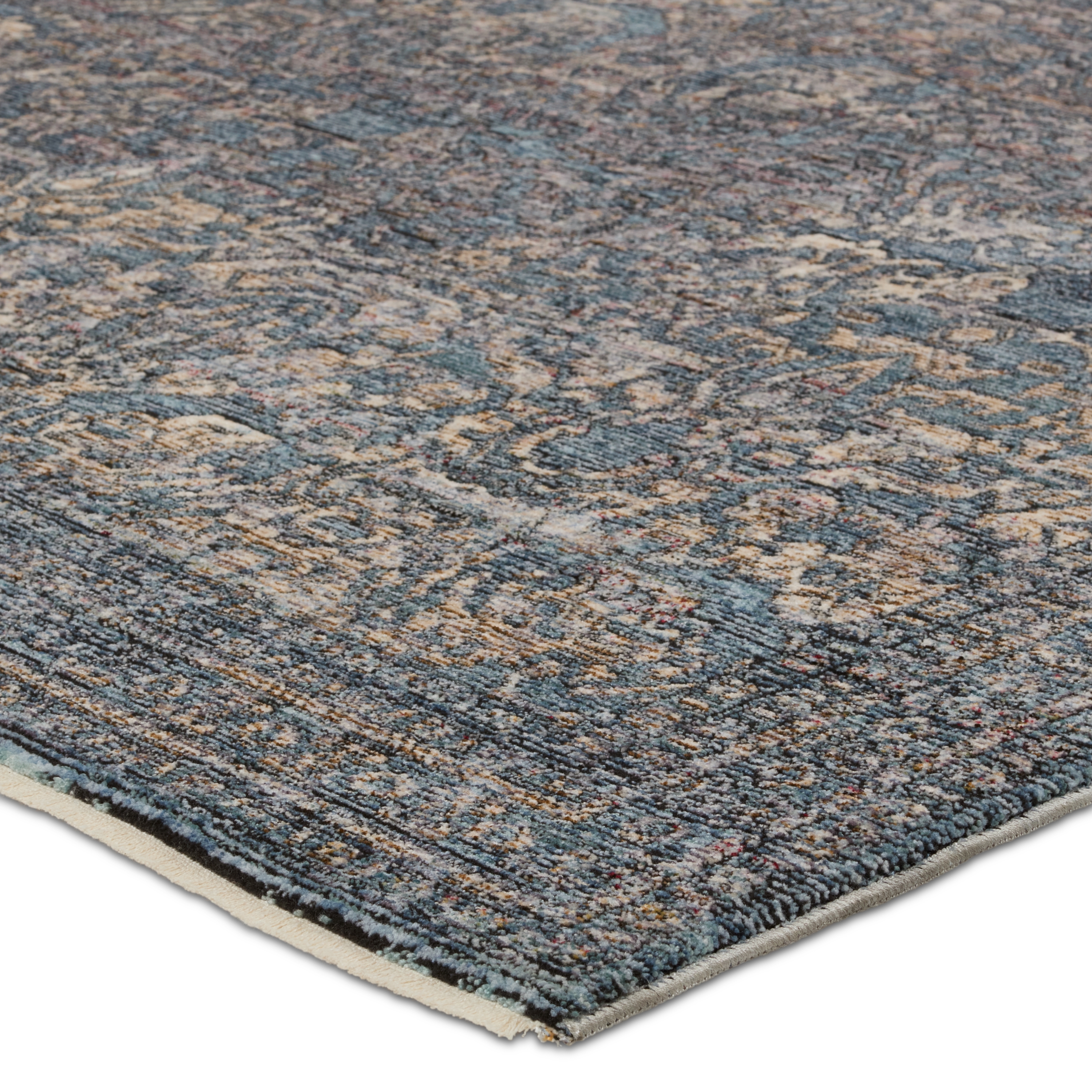 Feronia Oriental Blue/ Cream Area Rug (10'X14') - Image 1