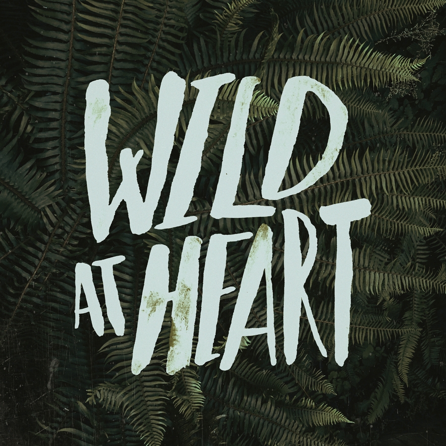 Wild At Heart X Ferns Framed Art Print by Leah Flores - Conservation Natural - LARGE (Gallery)-26x38 - Image 1