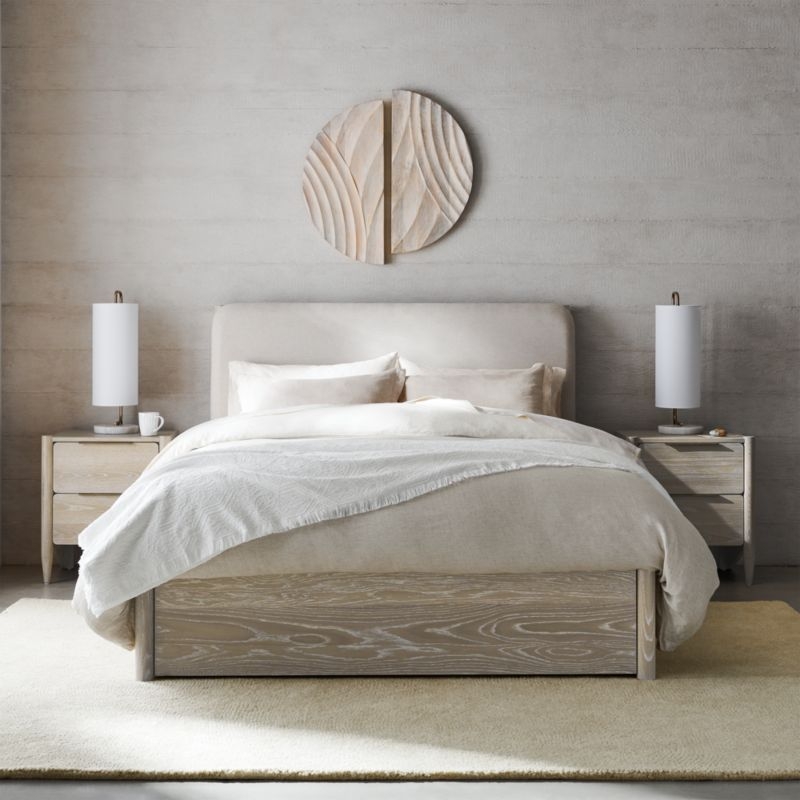 Aire Natural Hemp Warm Natural King Bed Sheet Set - Image 2