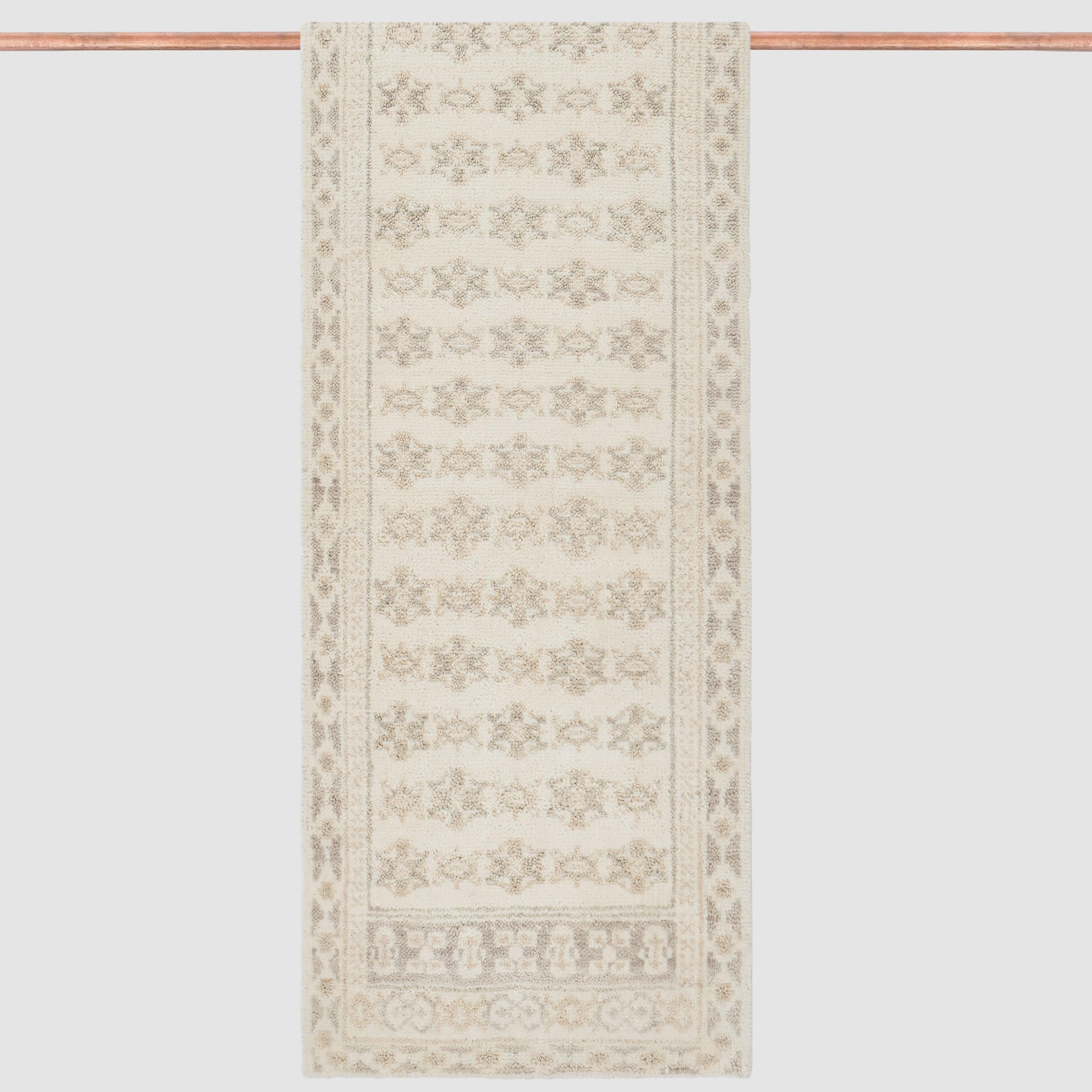 The Citizenry Lahar Hand-Knotted Accent Rug | 2' x 3' | Ecru - Image 5