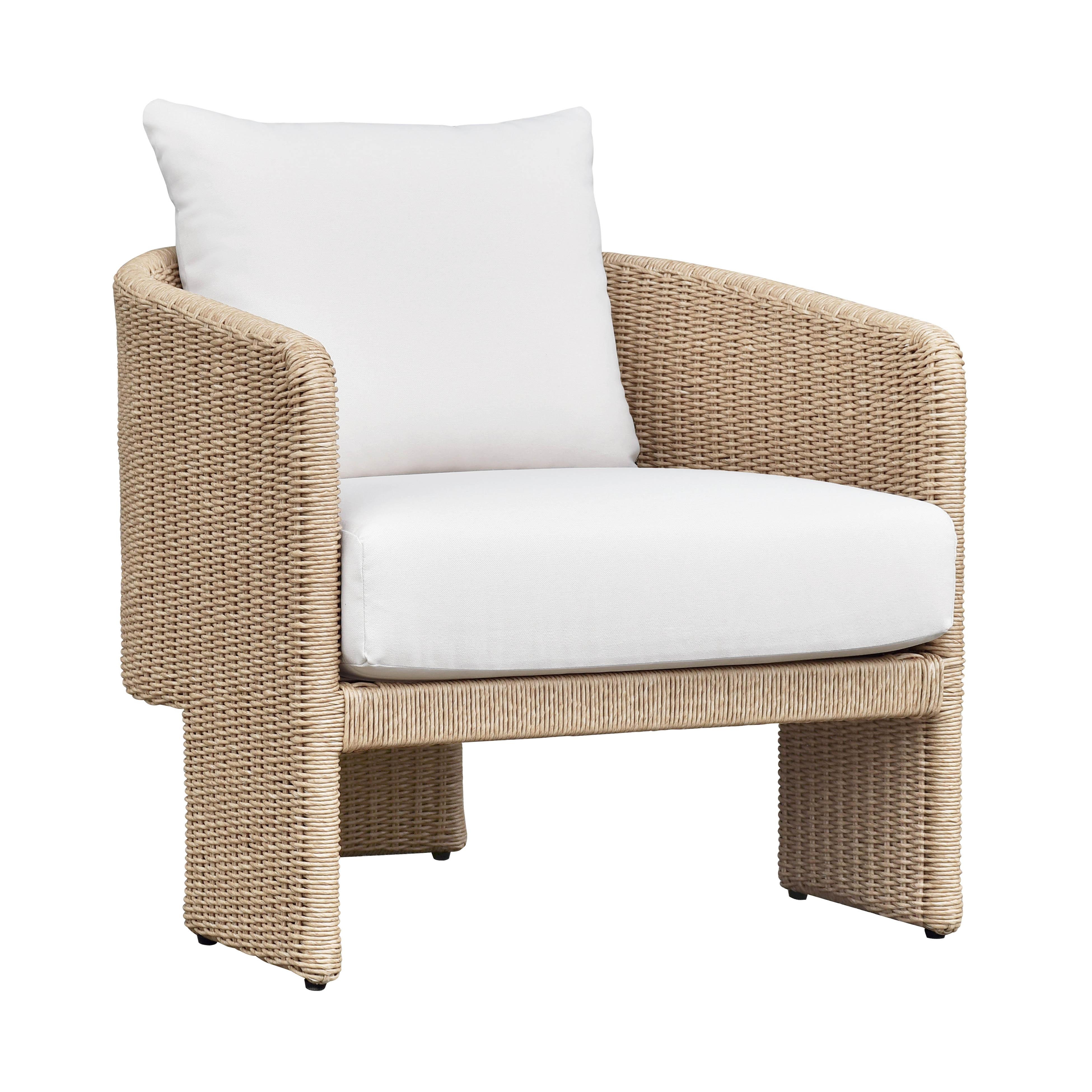 Alexa Cream Outdoor Armchair - Image 0