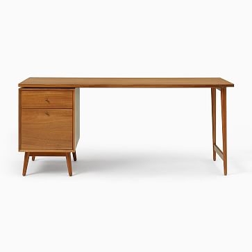 We Mid Century Collection Acorn Modular Set Desktop And Legs And File - Image 1