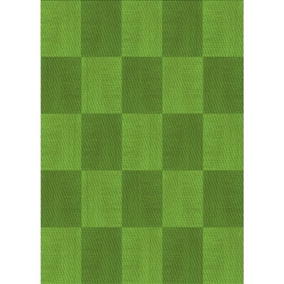 Gingham Green Area Rug - Image 0