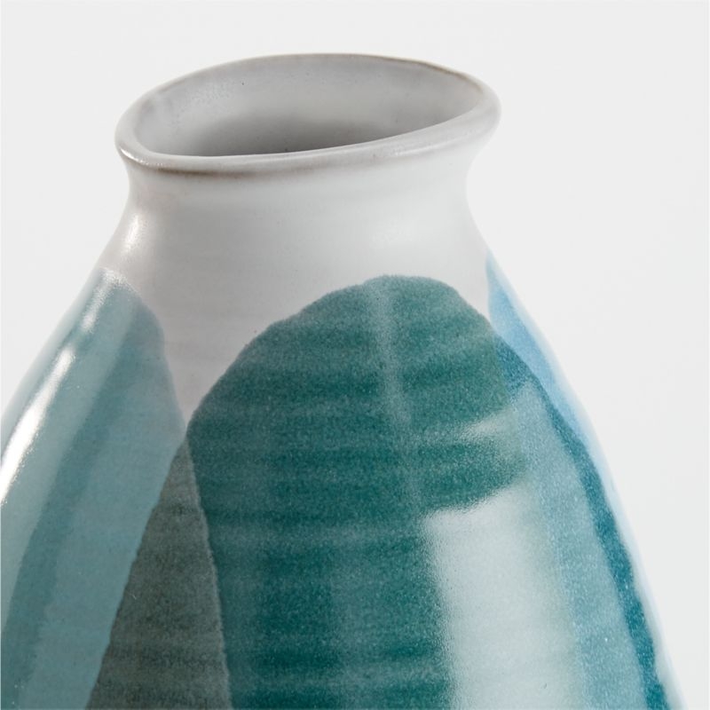 Lona Large Blue Green Vase - Image 1
