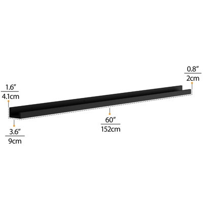 Vishva 2 Piece Picture Ladge Wall Shelf (Set of 2) - Image 1