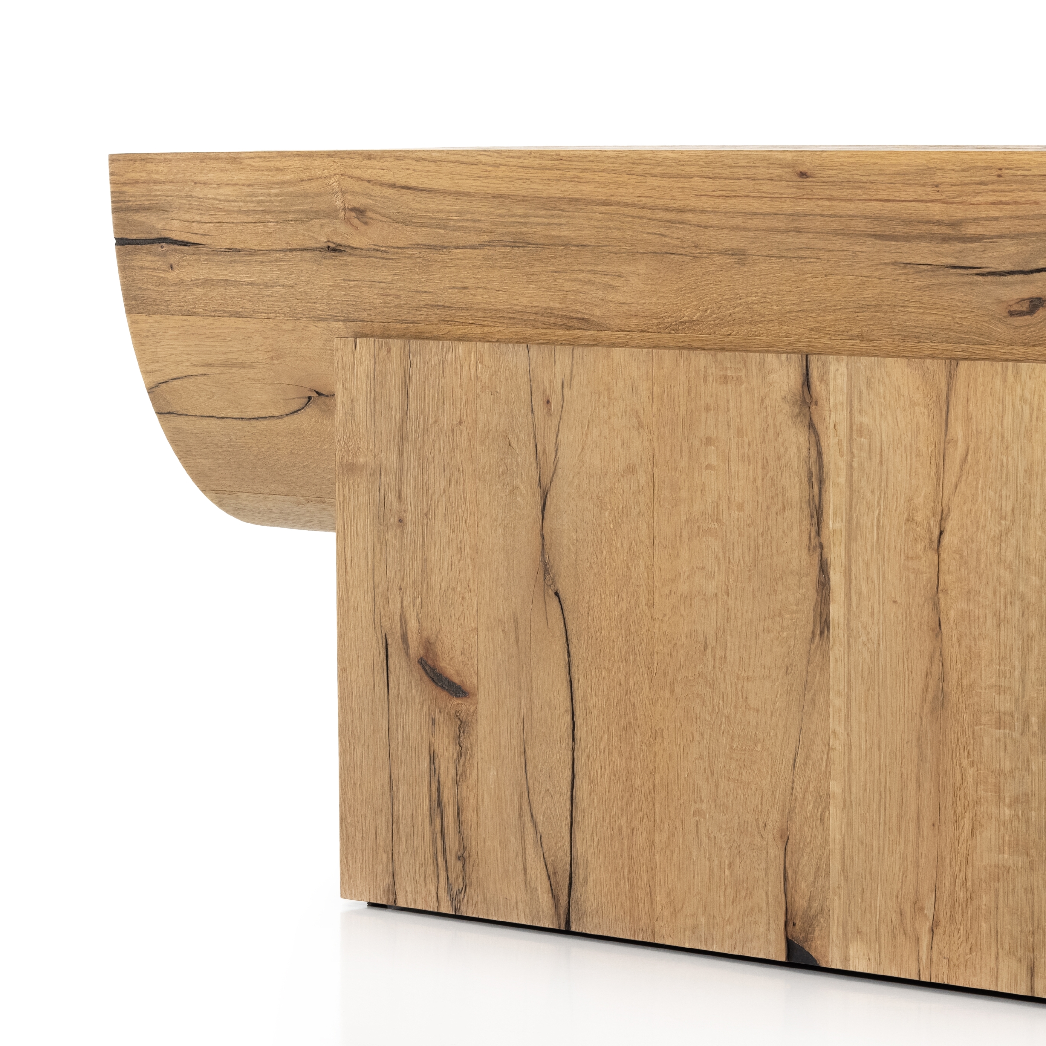 Elbert Console Table-Rustic Oak Veneer - Image 10