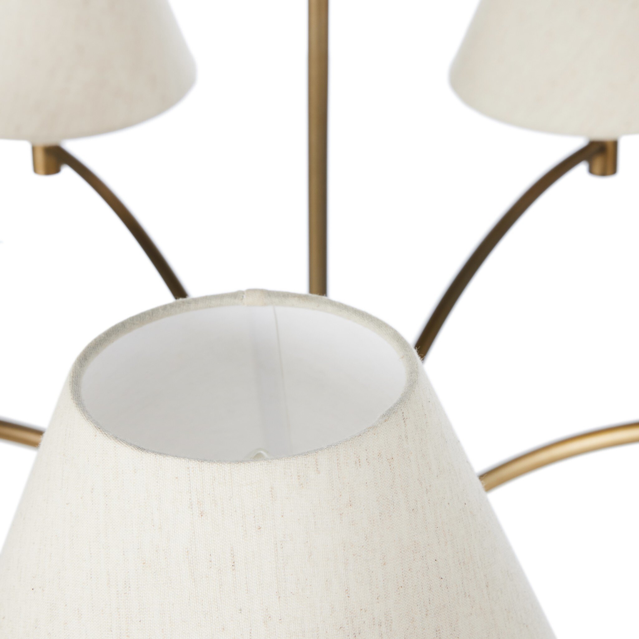 Linus Chandelier - Aged Brass Iron - Image 5