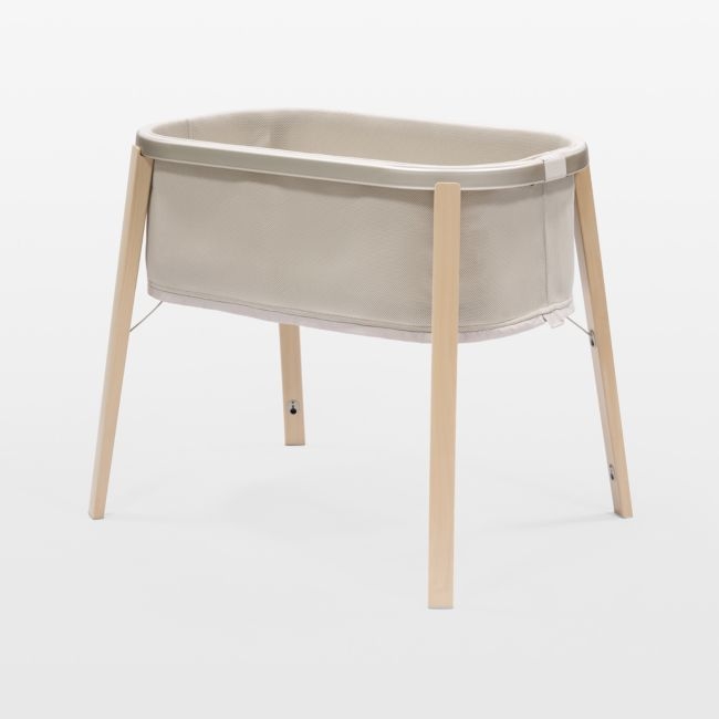 Stokke ® Snoozi ™ Sandy Beige Adjustable Baby Bassinet - Image 0