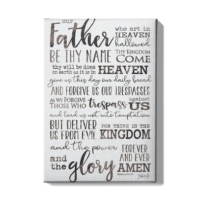 Our Father Canvas Art Print - Image 0