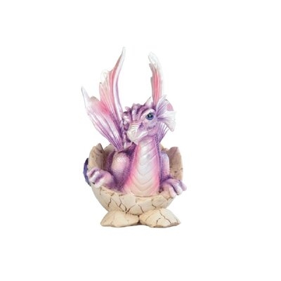 Fantasy February Birthstone Dragon Baby Hatchling Figurine - Image 0