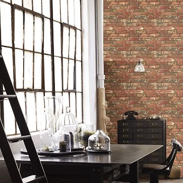 West End Brick Peel & Stick Wallpaper - Image 3
