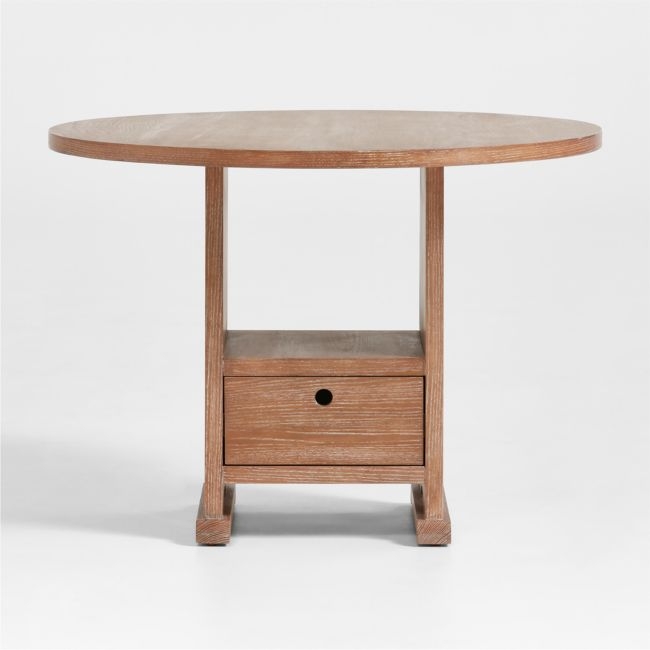 Discovery Hazelnut Kids Brown Play Table with Storage by Jeremiah Brent - Image 0