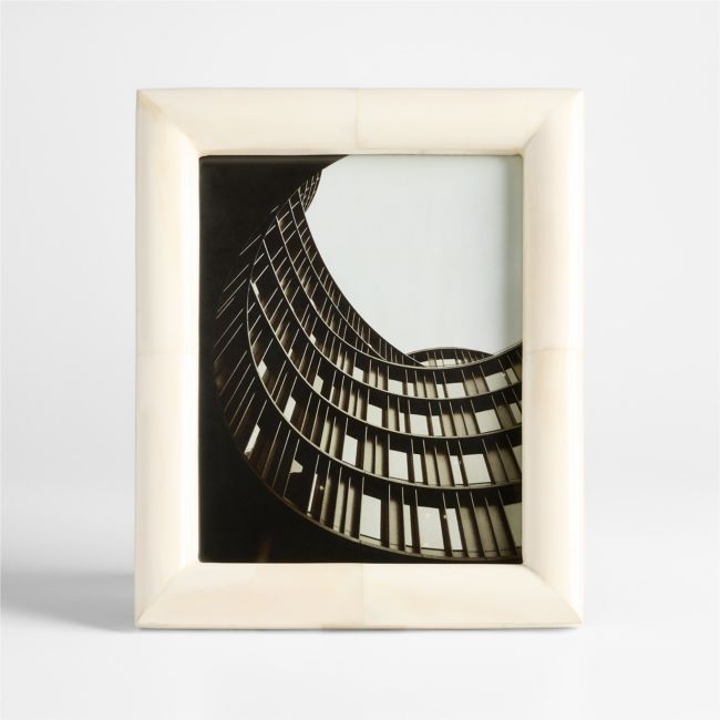 Sausalito Bone Resin 8x10 Picture Frame - Image 0
