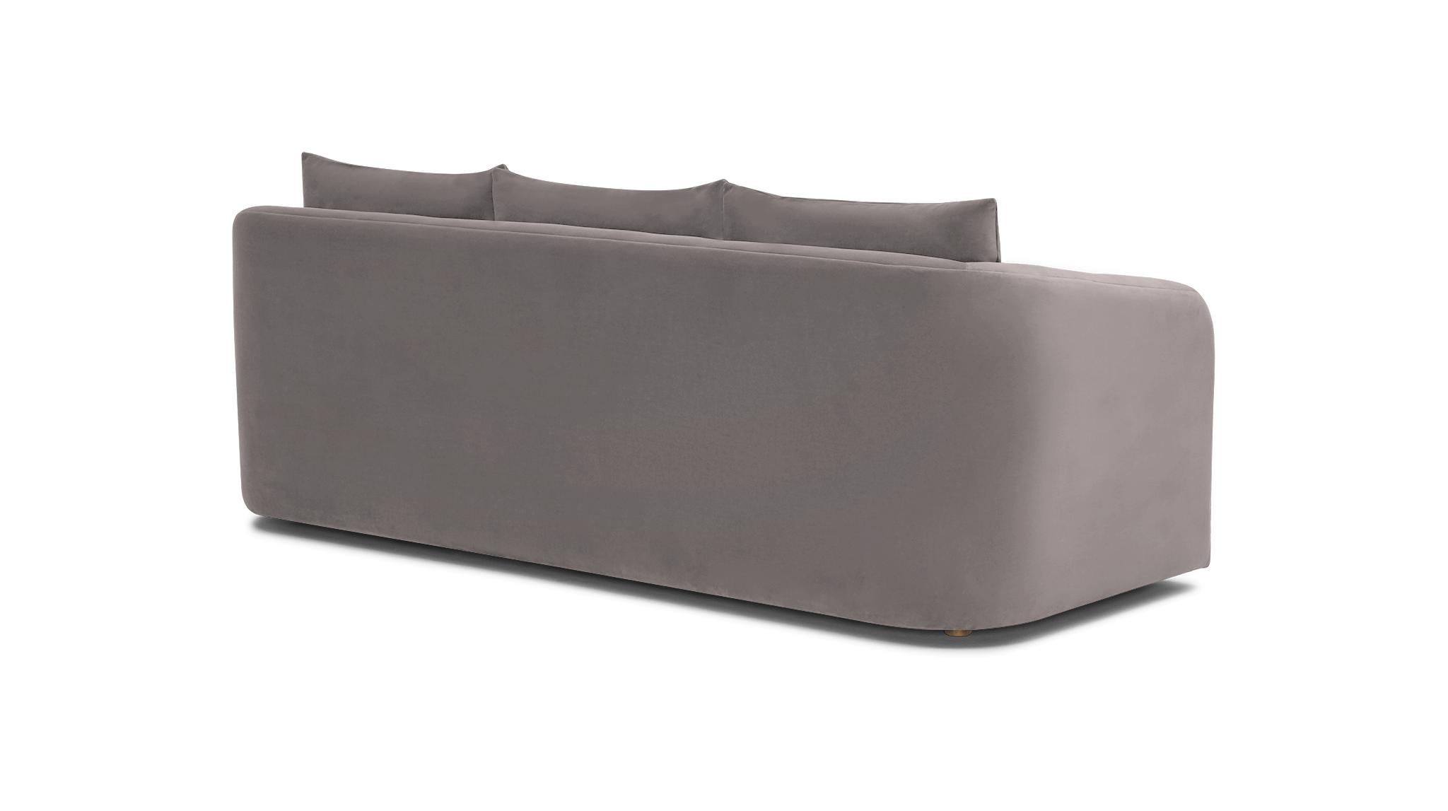Purple Amelia Mid Century Modern Sofa - Sunbrella Premier Wisteria - Image 3