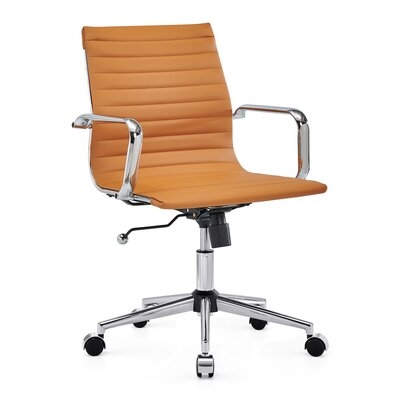 Classic Mid-Century Aesthetic Office Chair(Black) - Image 0