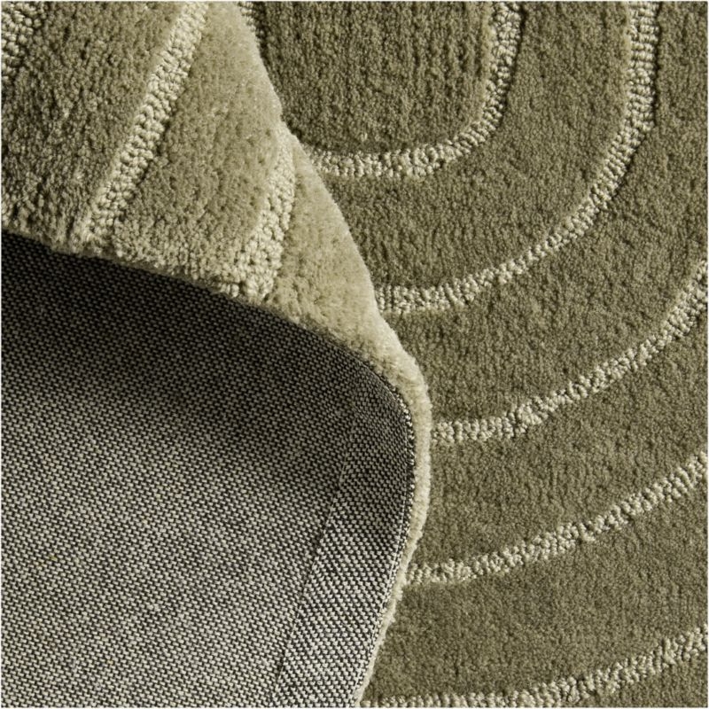 Geo Carved Verte Green Kids Performance Area Rug 8'x10' - Image 2