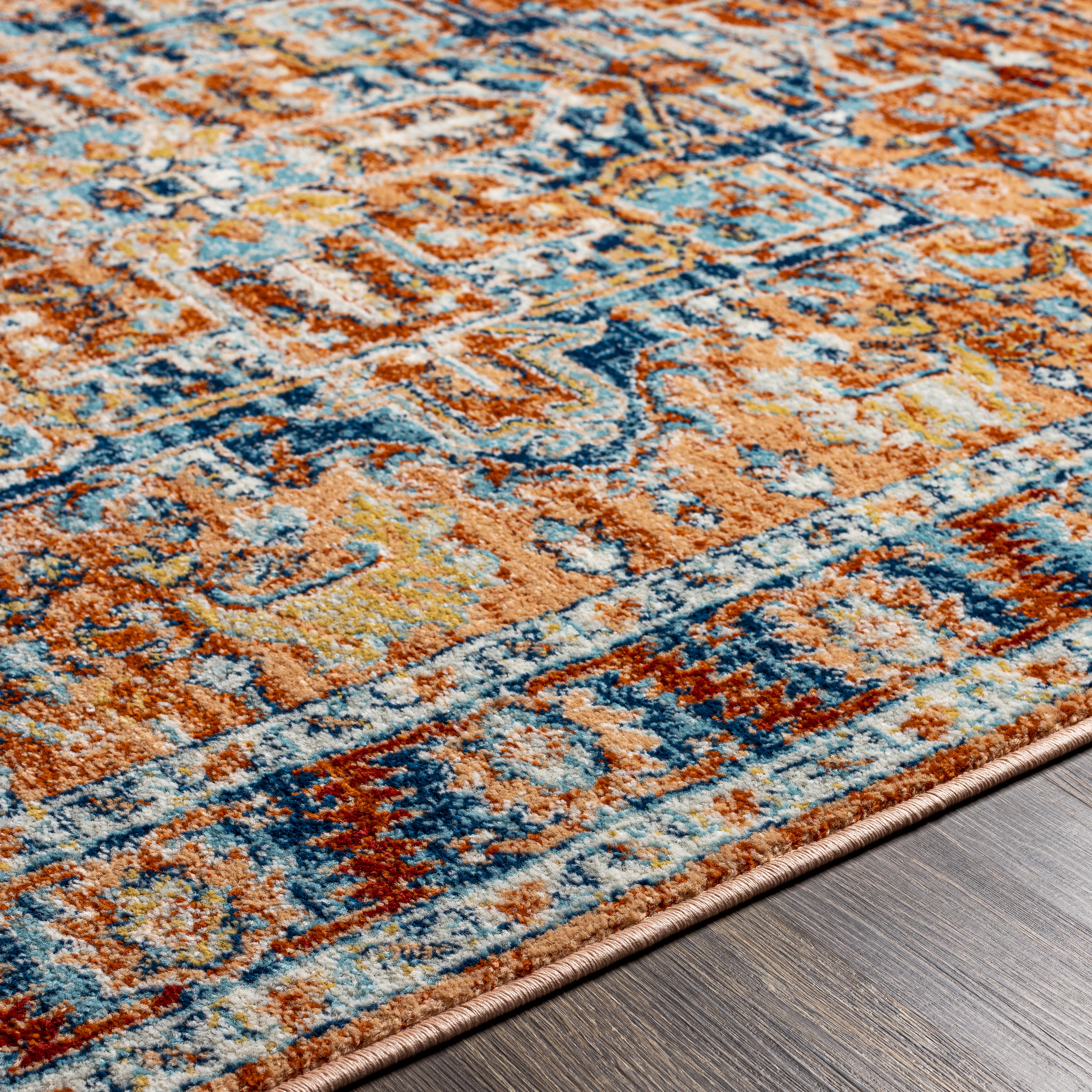 Tevazu  Indoor 6'7" x 9' Machine Woven Rug - Image 2