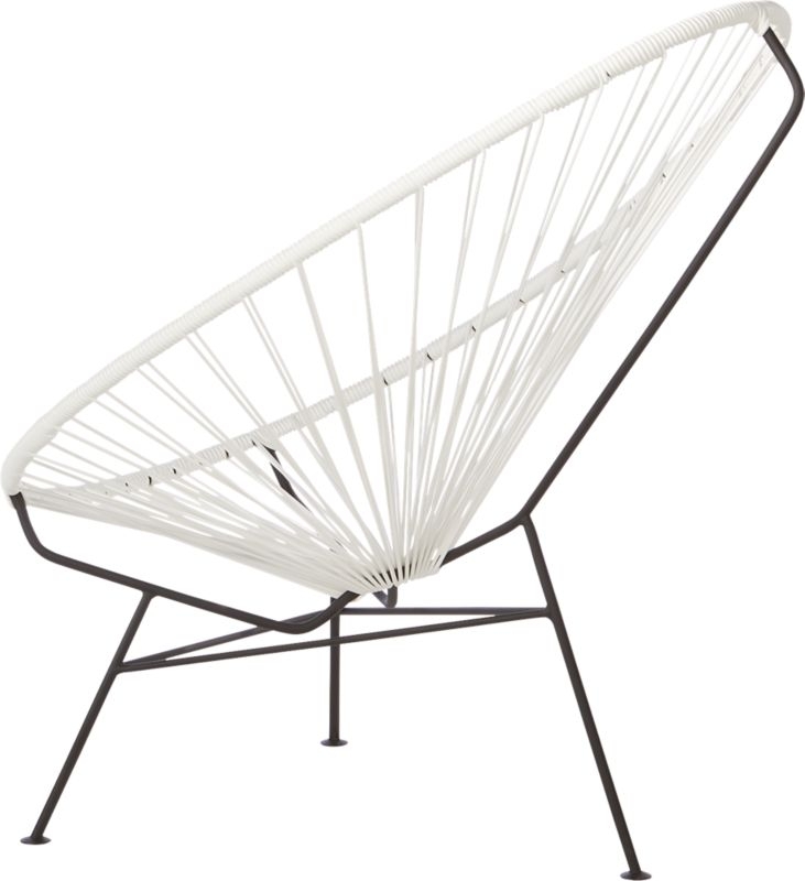 Acapulco White Outdoor Chair - Image 4