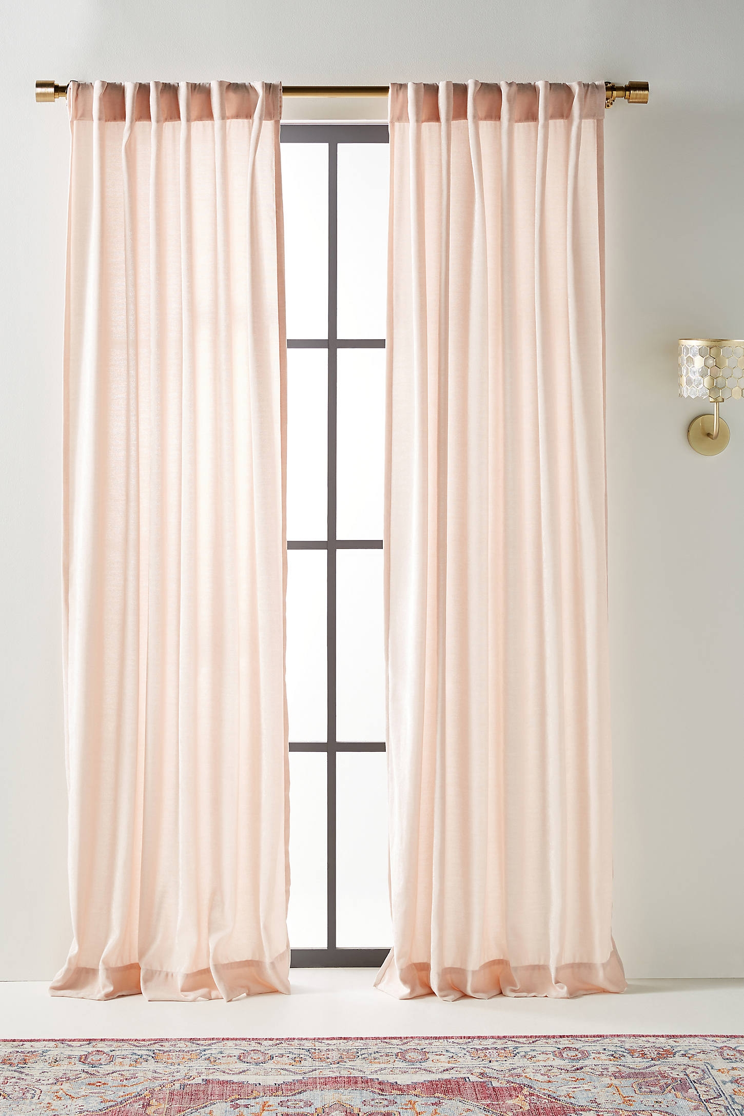 Chenille Curtains, Set of 2 - Image 0