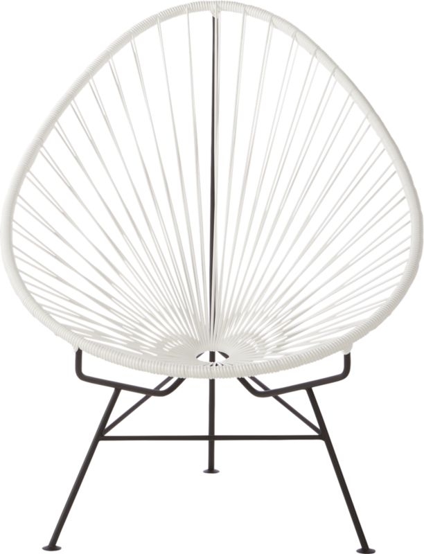 Acapulco White Outdoor Chair - Image 1