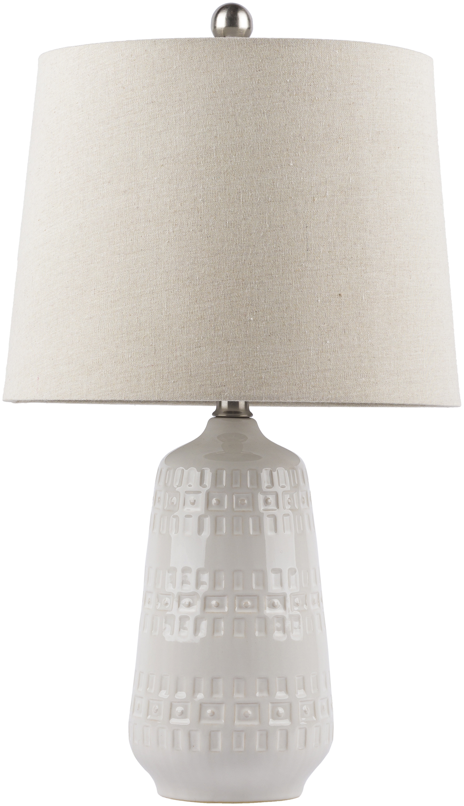 Nyack Ivory Glazed 25"H x 14"W x 14"D Accent Table Lamp - Image 0