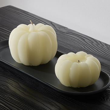 Pumpkin Candles, Ivory, Small - Image 1