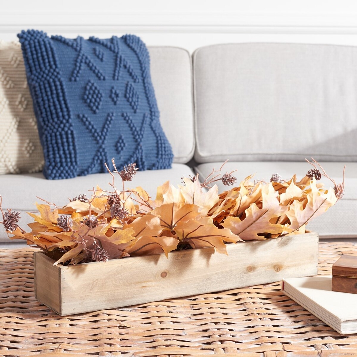 Safavieh Faux 30" Maple Leaf Potted Arrangement - Image 1