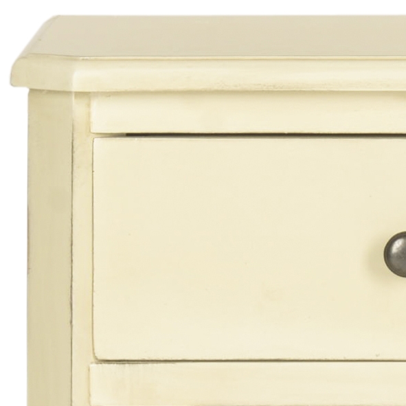Joe End Table With Storage Drawers - Barley - Safavieh - Image 1