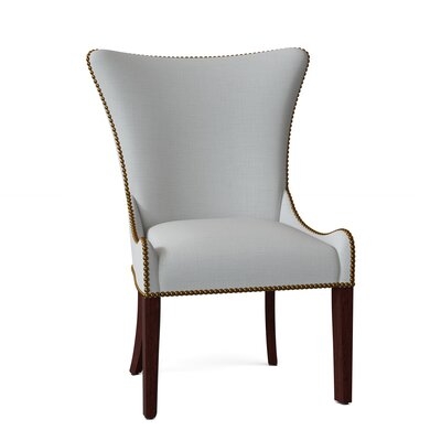Christine Upholstered Wingback Arm Chair - Image 0