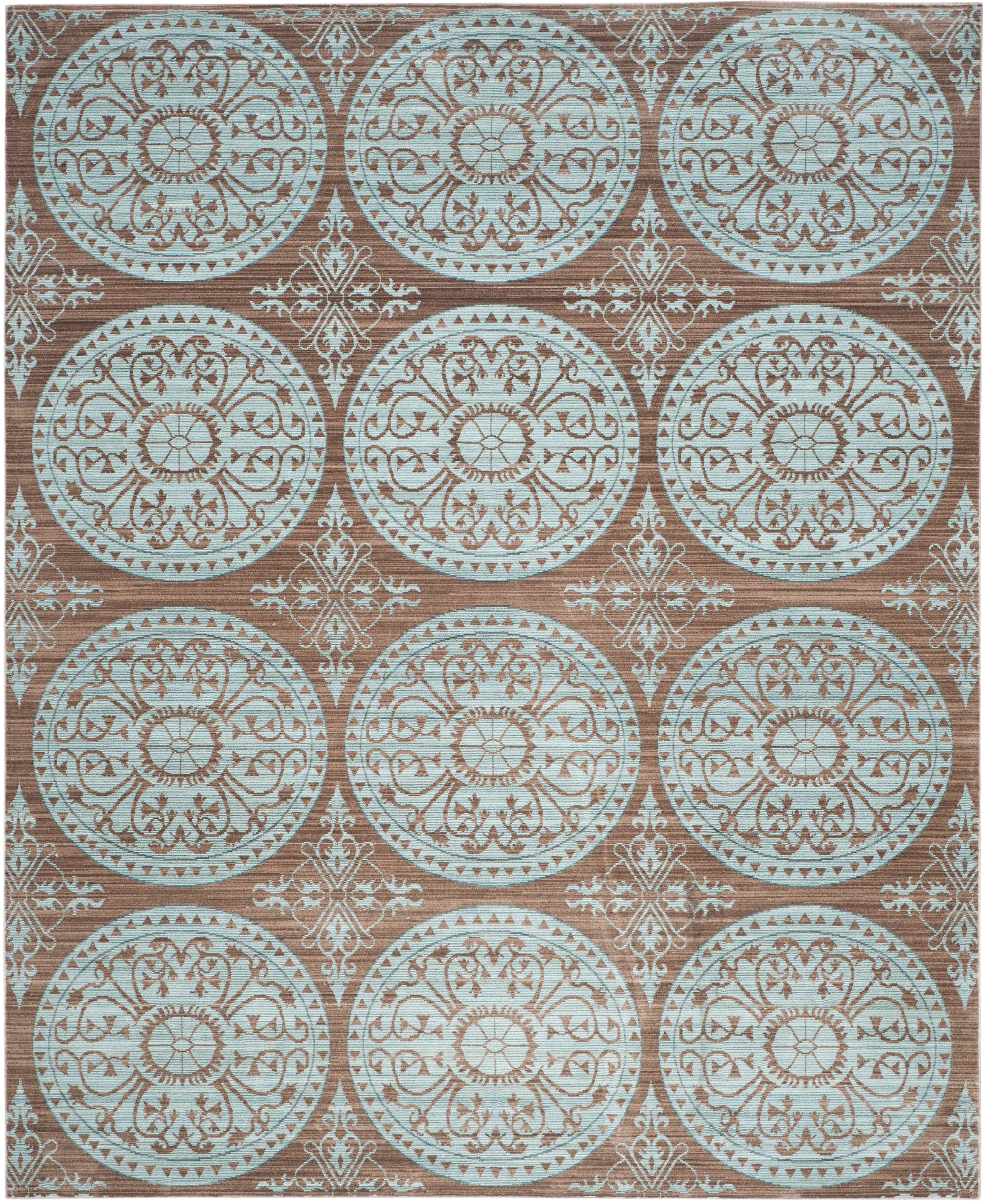 Arlo Home Woven Area Rug, VAL214H, Brown/Alpine,  8' X 10' - Image 0